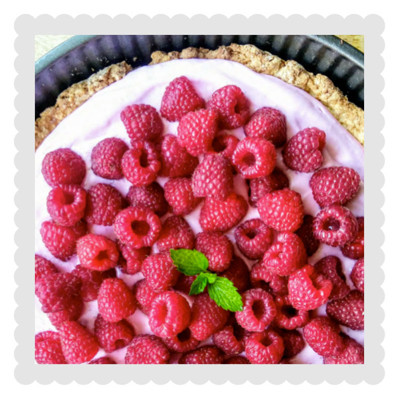 tarta z malinami