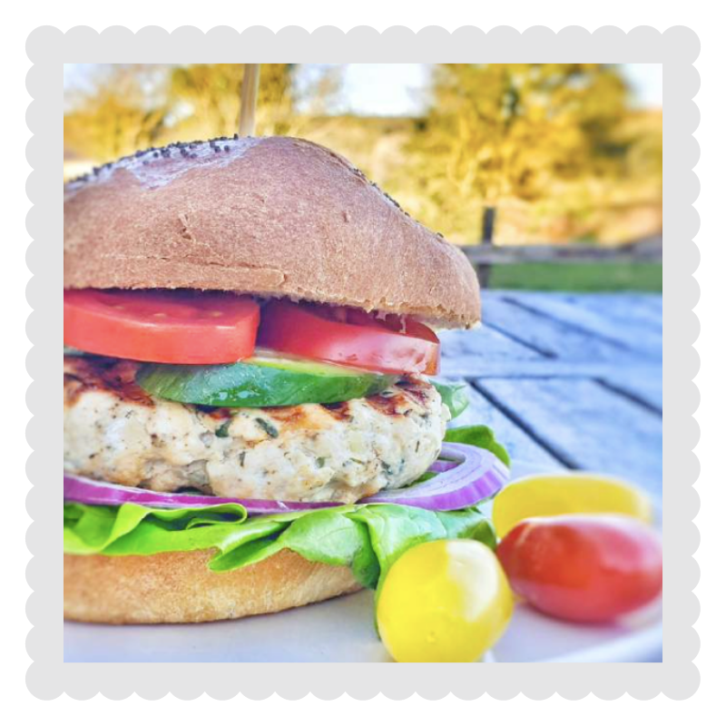 Grillowane burgery z indyka na grilla
