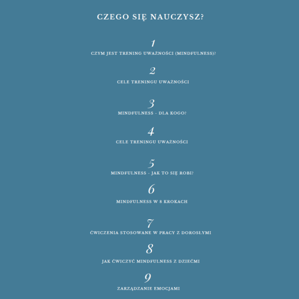 czym jest trening uważności?