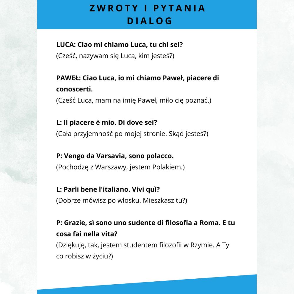 nauka włoskiego
