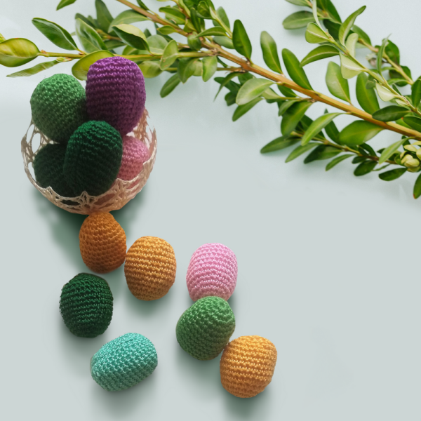 ozdoby wielkanocne na szydełku