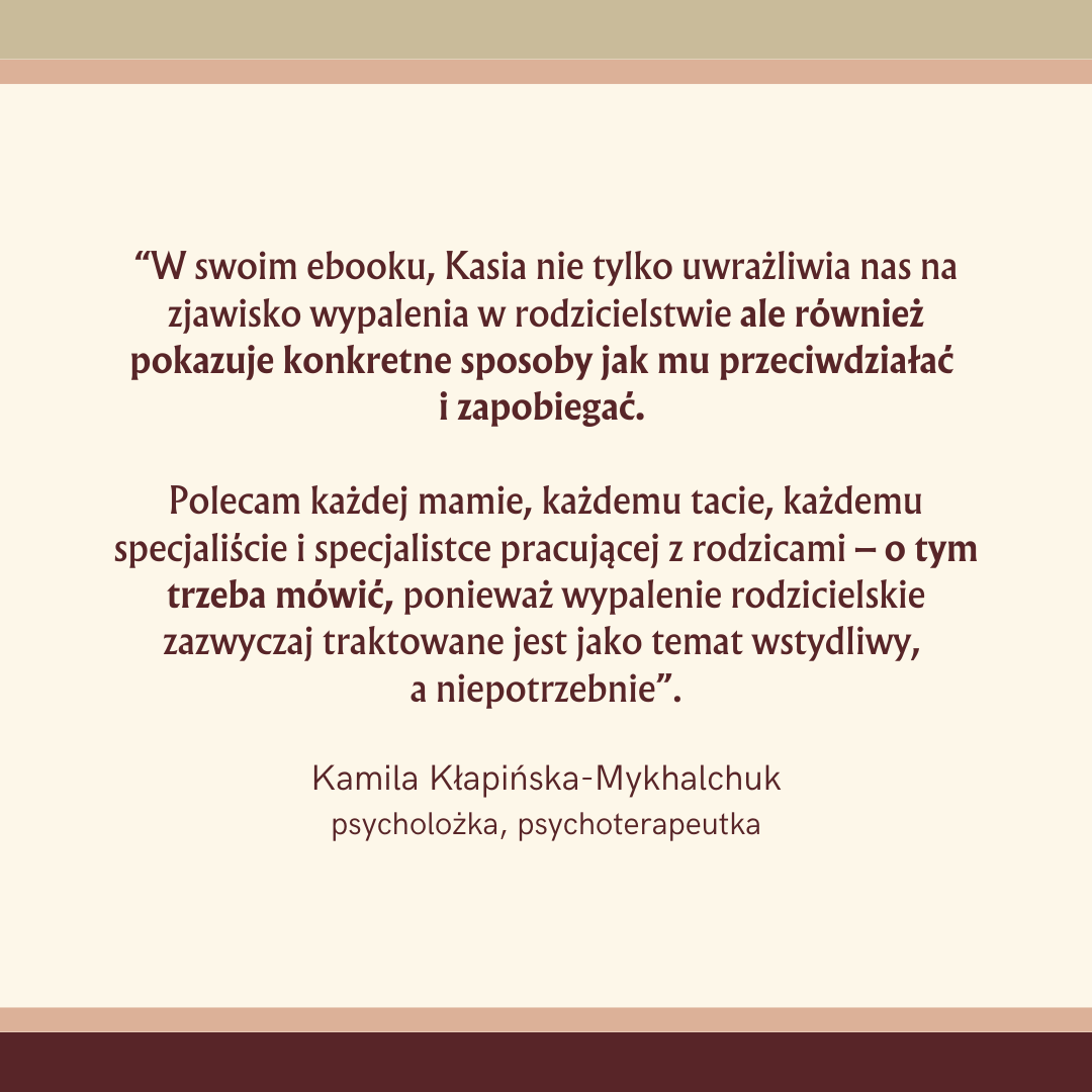 wypalenie w rodzicielstwie