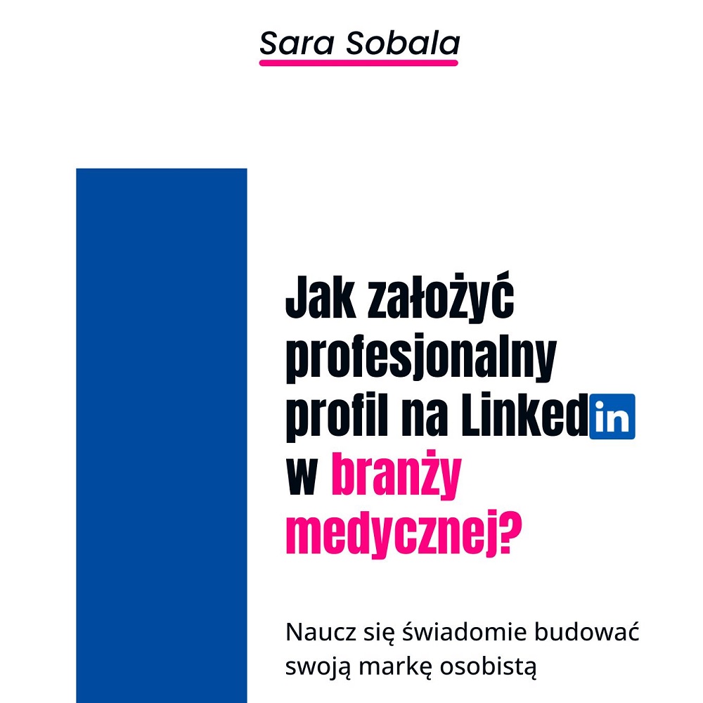 profil na LinkedIn w branży medycznej