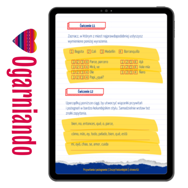 kolumbijski przywitania i powitania