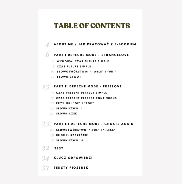 angielski w piosenkach