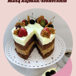 Torcik czekoladowy z masą kajmak_słonecznik