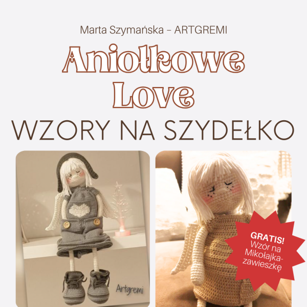 wzór szydełko aniołek