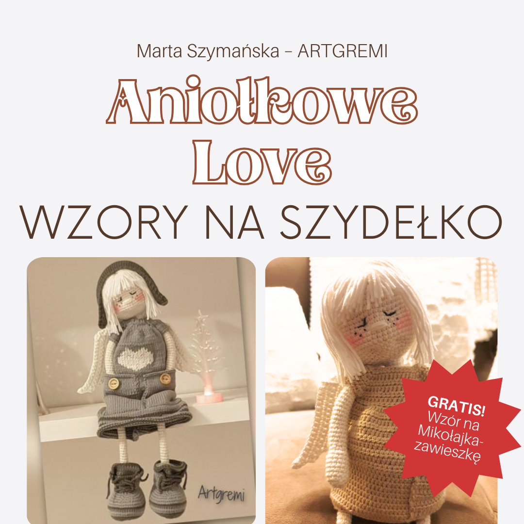 wzór szydełkowy na aniołka