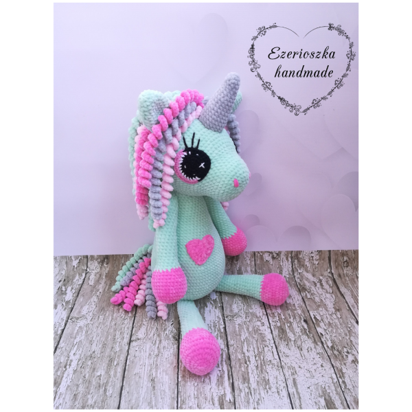 Jednorożec WZÓR na szydełko