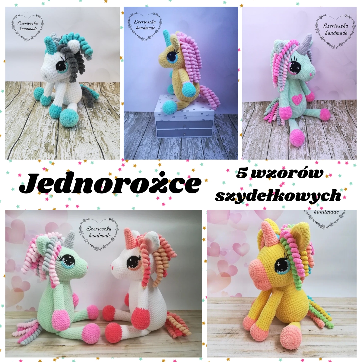 Jednorożec WZÓR na szydełko