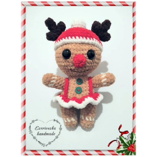 świąteczne wzory szydełkowe. Mikołajka