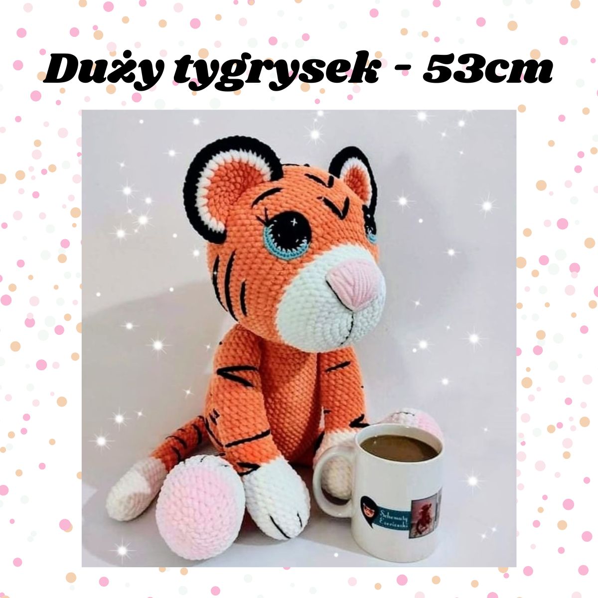 tygrys wzór na szydełko