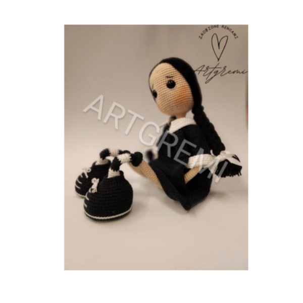 Wednesday wzór na szydełko