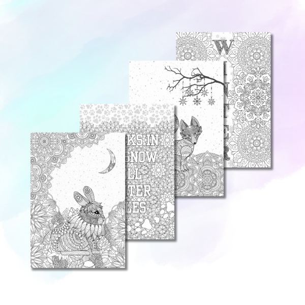 Kolorowanka na zimowe wieczory