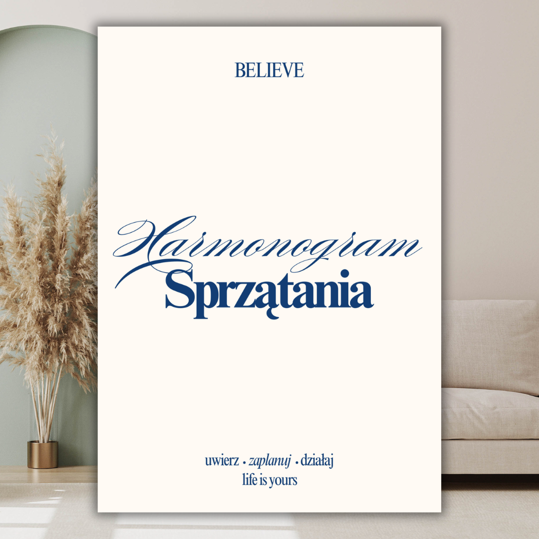 harmonogram sprzątania do wydruku