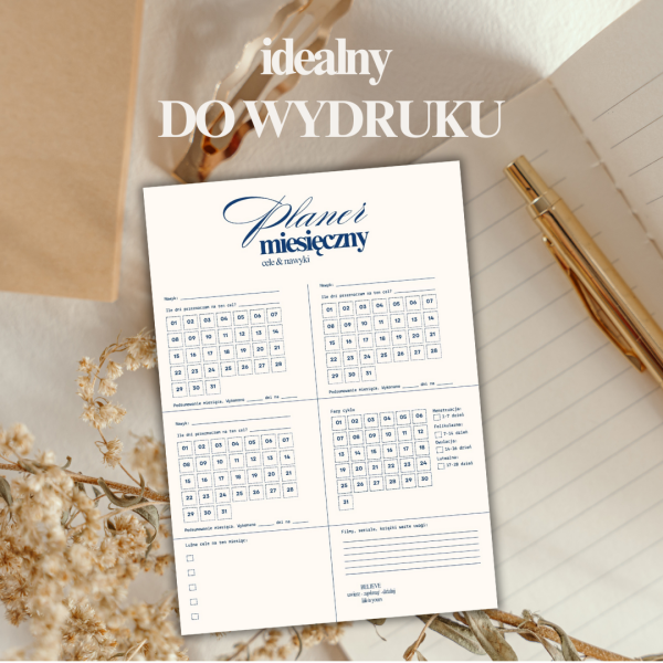 planer cele i nawyki