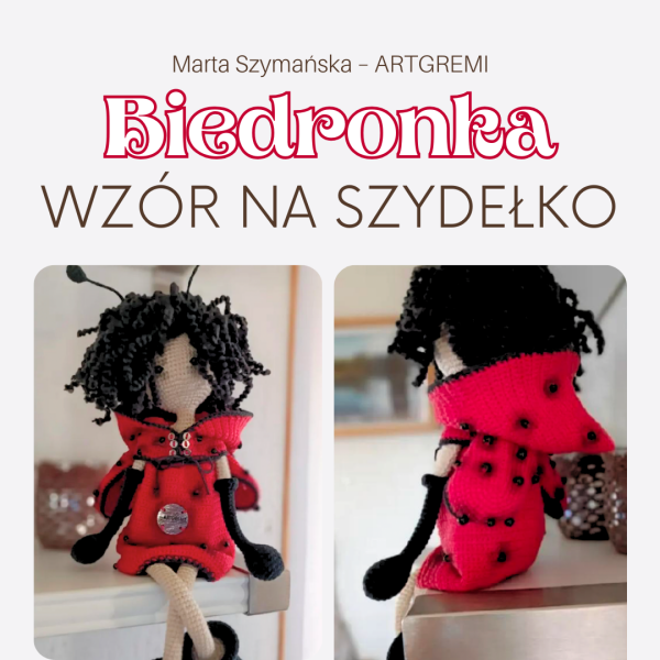 wzór szydełkowy biedronka