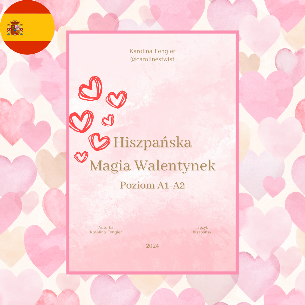 język hiszpański. Walentynki
