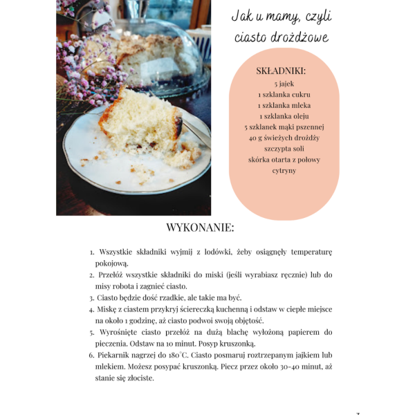 ciasto drożdżowe przepis
