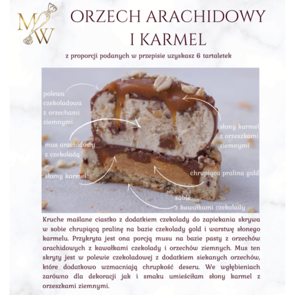 tartaletka Orzech arachidowy i karmel