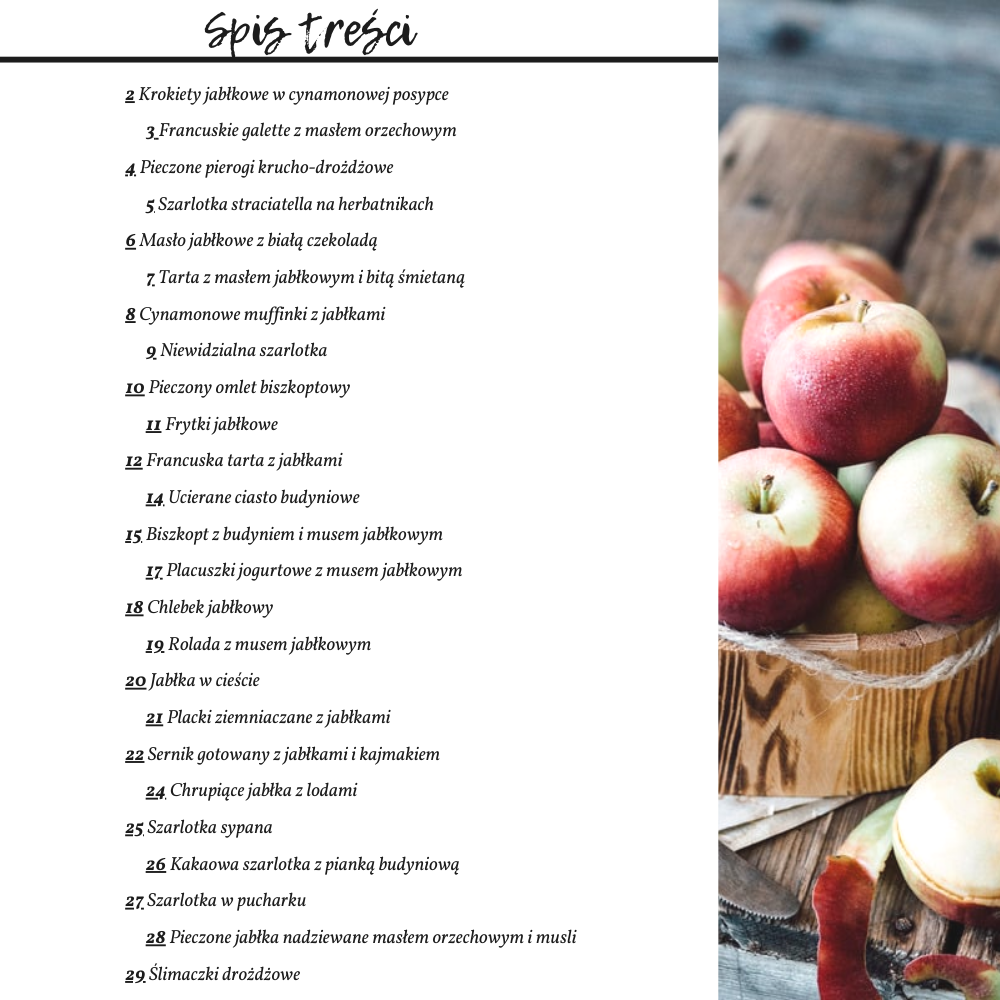 przepisy z jabłkami