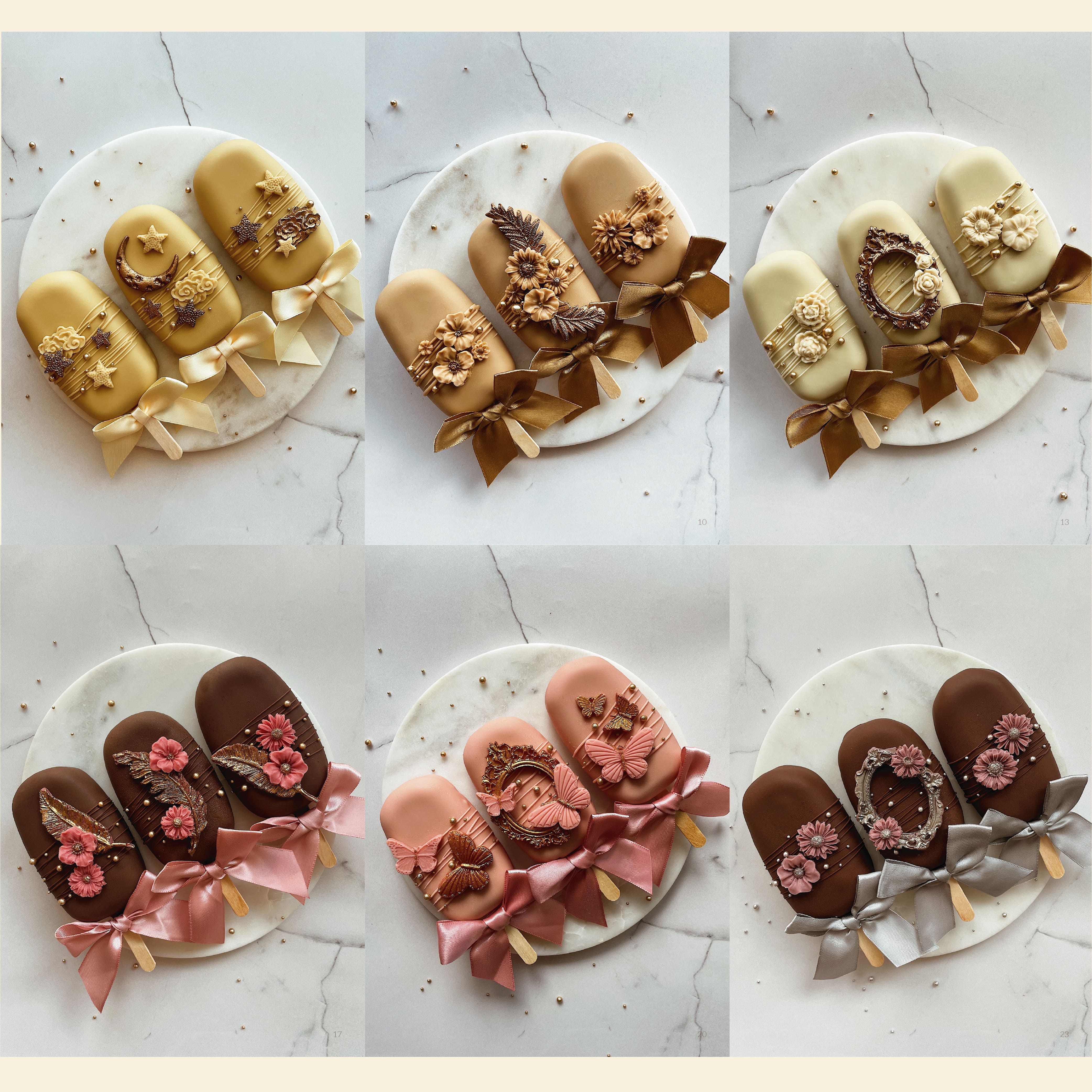 Pakiet: Cake pops na słodki stół + Cakesicles na słodki stół