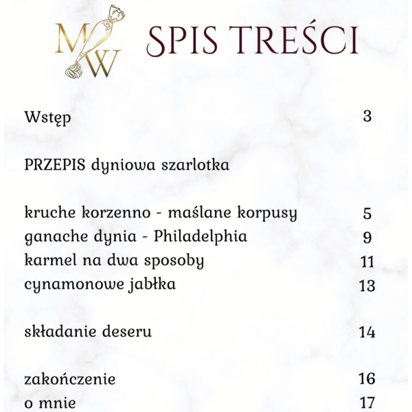 tartaletka Dyniowa szarlotka