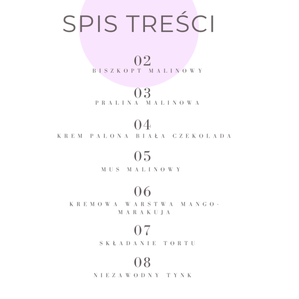 Tort Egzotyczna Malinka z Paloną Czekoladą