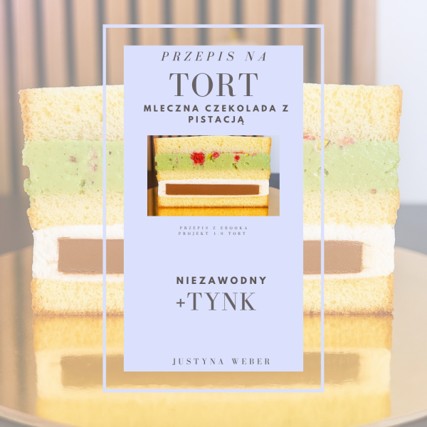 Tort Mleczna Czekolada z Pistacją