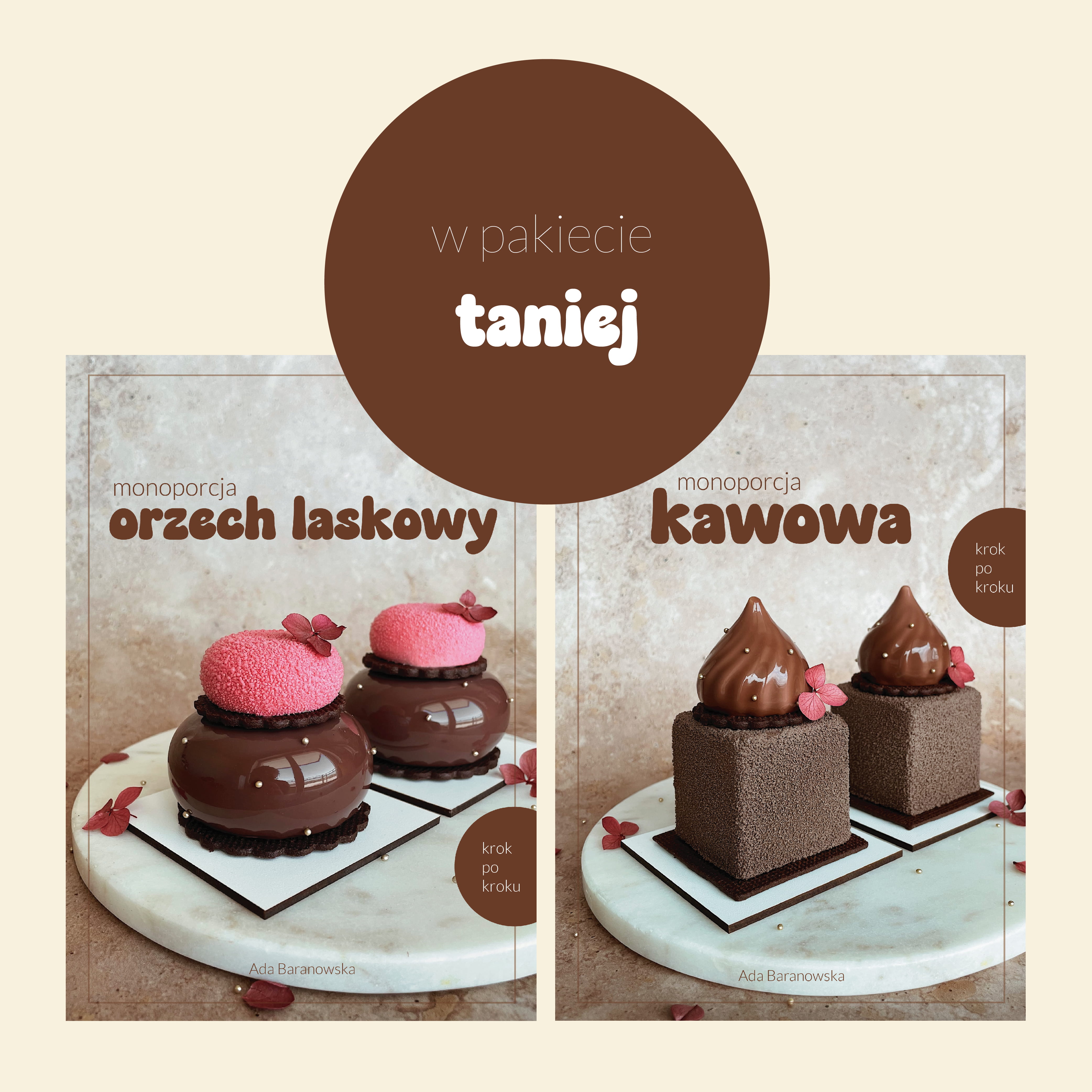 Pakiet: Monoporcja kawowa. Krok po kroku + Monoporcja orzech laskowy. Krok po kroku