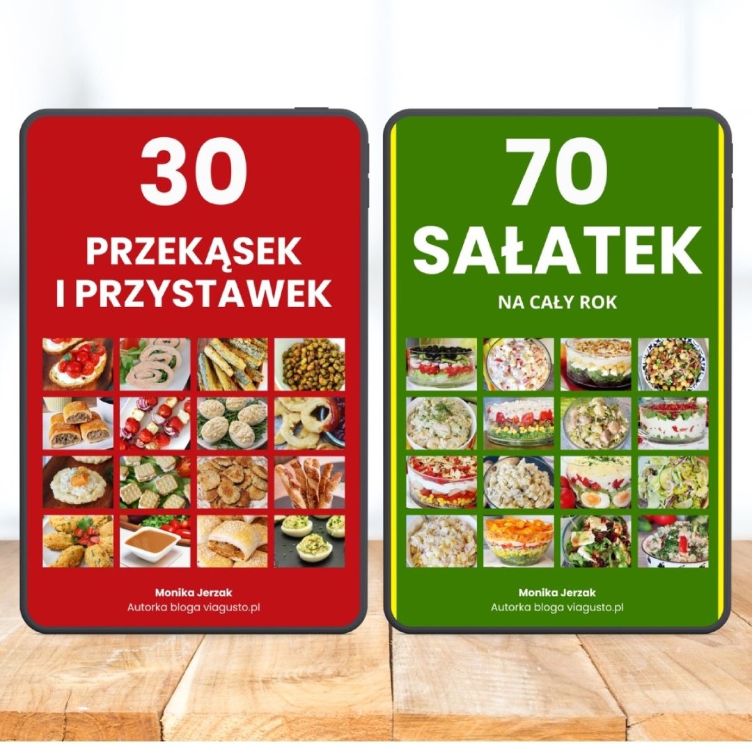 Pakiet: 70 sałatek na cały rok + 30 przekąsek i przystawek