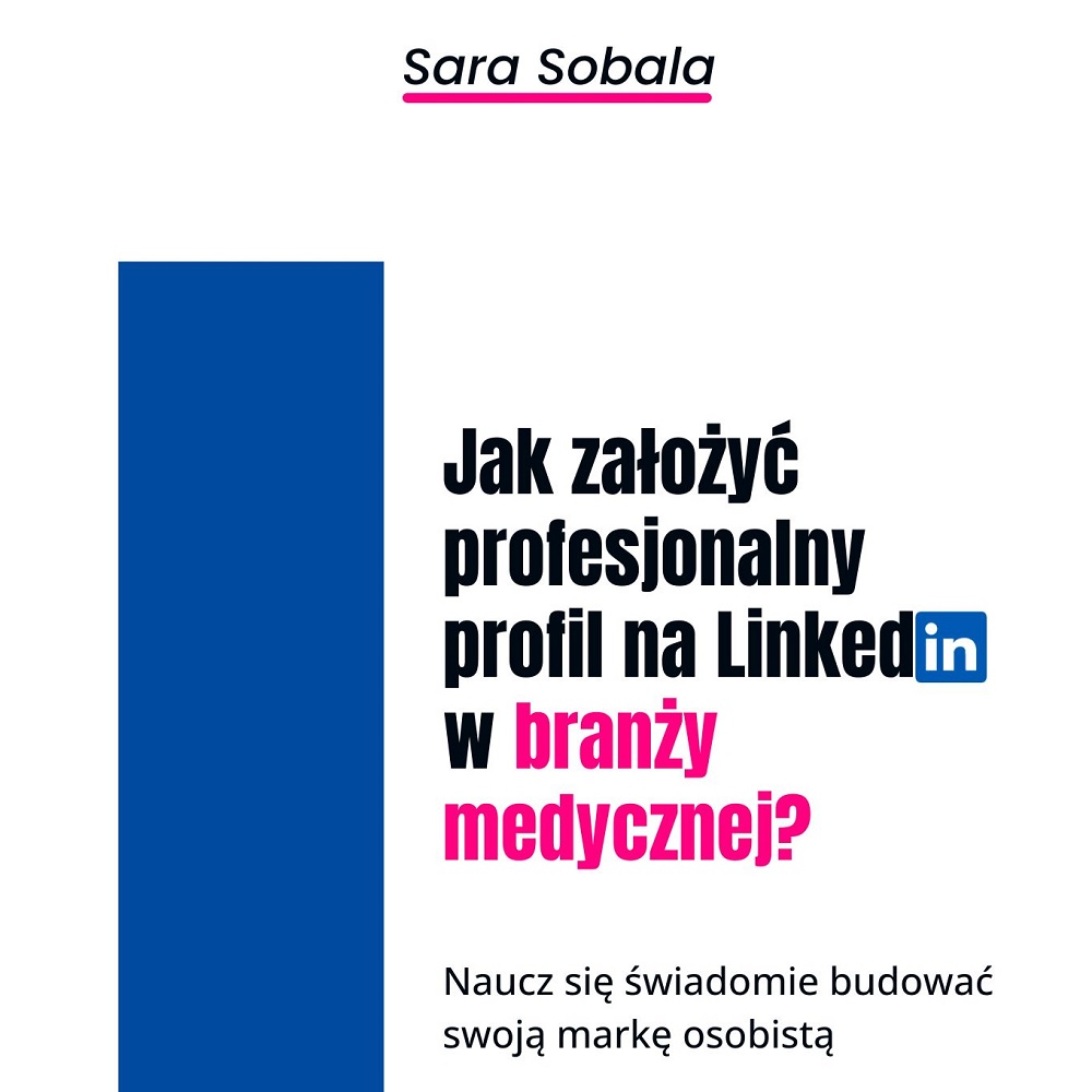 profil na LinkedIn w branży medycznej